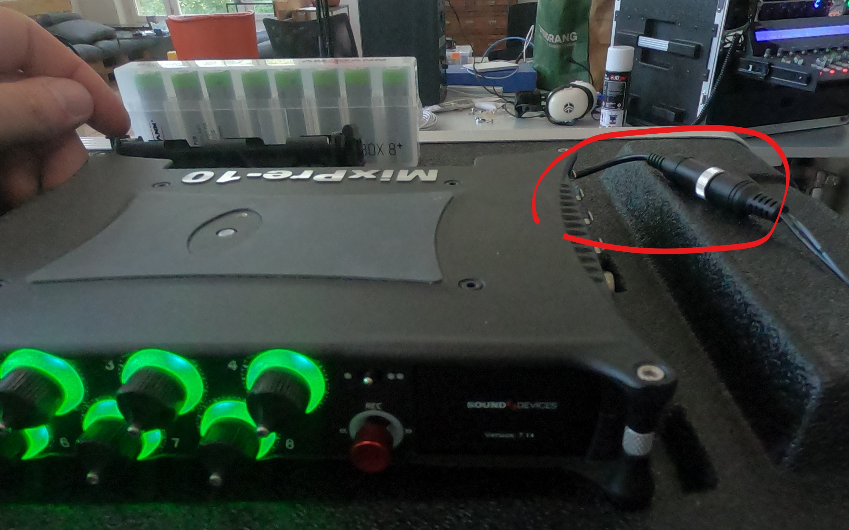 Powering the Sound Devices MixPre-10 II via a MyVolts Hirose DC